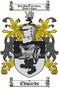 Edwards (English & Welsh) Coat of Arms (Family Crest)