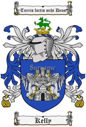 Kelly (Irish) Coat of Arms (Family Crest)