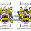 Mitchell (Scottish) Coats of Arms (Family Crests) 2 Designs