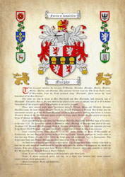 Surname History with Coat of Arms
