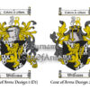 Williams (Welsh) Coats of Arms (Family Crests) 2 Designs