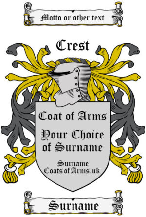 Coat of Arms Family Crest PNG Image Download
