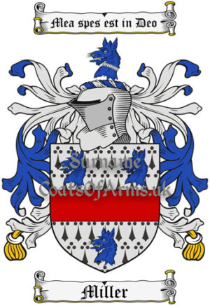 Miller English Coat Of Arms Family Crest PNG Instant Download Miller English Coat Of Arms Family Crest PNG Instant Download