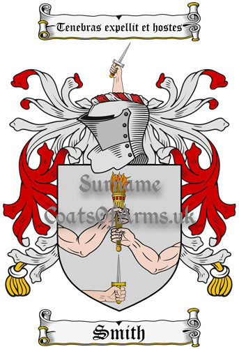 Smith (Ireland) Coat of Arms Family Crest PNG Instant Image Download