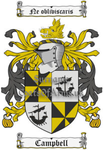 Campbell (Scotland) Coat Of Arms (Family Crest) Image Download