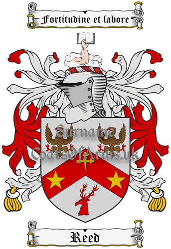 Reed (Scotland) Coat of Arms Family Crest PNG Image Instant Download