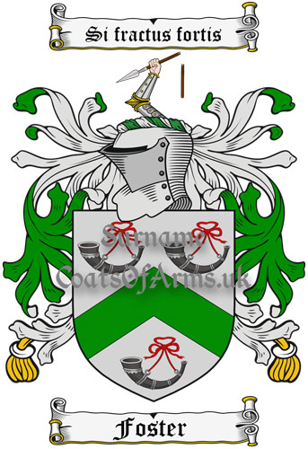 Foster (english) Coat Of Arms Family Crest Instant Png Image Download