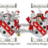 Clark (English) Coats of Arms (Family Crests) 2 Designs