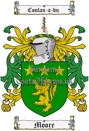 Moore (Irish) Coat of Arms (Family Crest) Image Download
