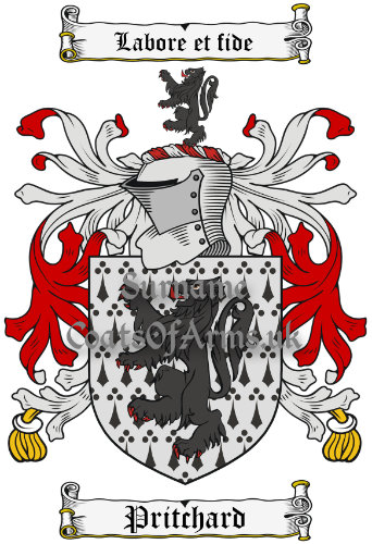 Pritchard Coat Of Arms Family Crest