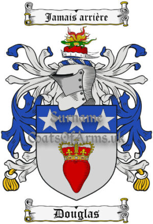 Douglas (Scotland) Coat of Arms (Family Crest)