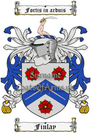 Finlay (Irish) Coat of Arms (Family Crest)