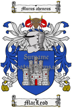 MacLeod (Scottish) Coat of Arms Family Crest