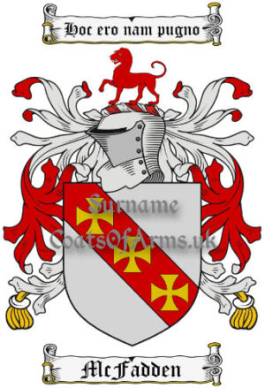 McFadden (Scotland) Coat of Arms (Family Crest)