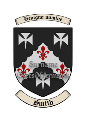 Smith (English) Shield (Coats of Arms Family Crests)