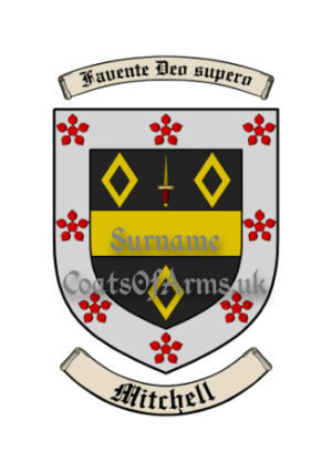 Mitchell (Scottish) Shield (Coats of Arms Family Crests)