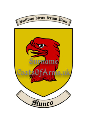 Munro (Scottish) Shield (Coats of Arms Family Crests)