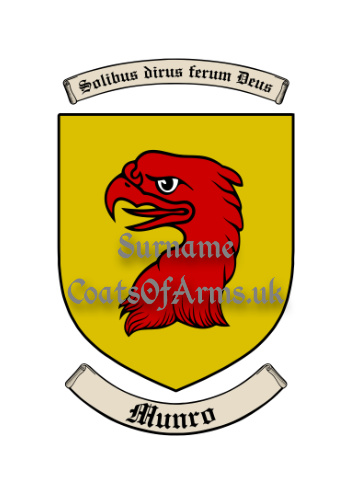 Munro (Scottish) Shield (Coats of Arms Family Crests)