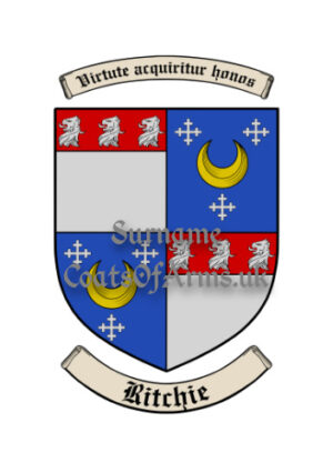 Ritchie (Scottish) Shield (Coats of Arms Family Crests)