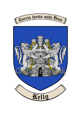 Kelly (Irish) Shield (Coats of Arms Family Crests)