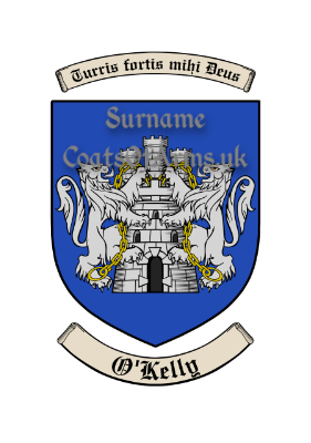 O'Kelly (Irish) Shield (Coats of Arms Family Crests)