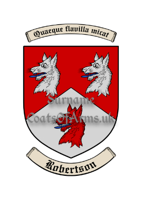 Robertson (Scotland) Shield (Coats of Arms Family Crests)